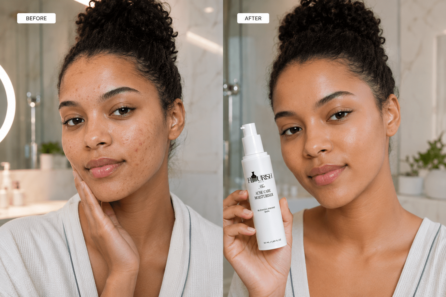 Acne Care Moisturiser - Flourishbyserenity