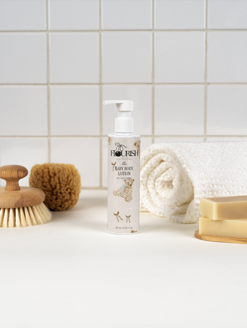 Gentle organic baby moisturizer providing long-lasting hydration and protection for delicate infant skin

