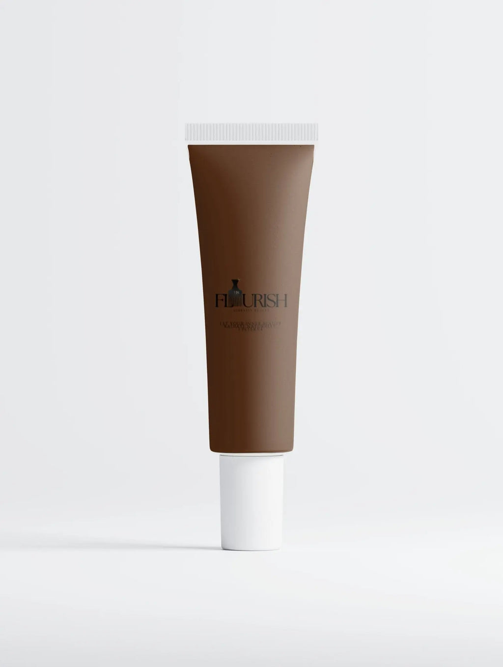 Flourish Beauty Foundation with Peptides for smooth buildable coverage and a velvety semi-matte finish