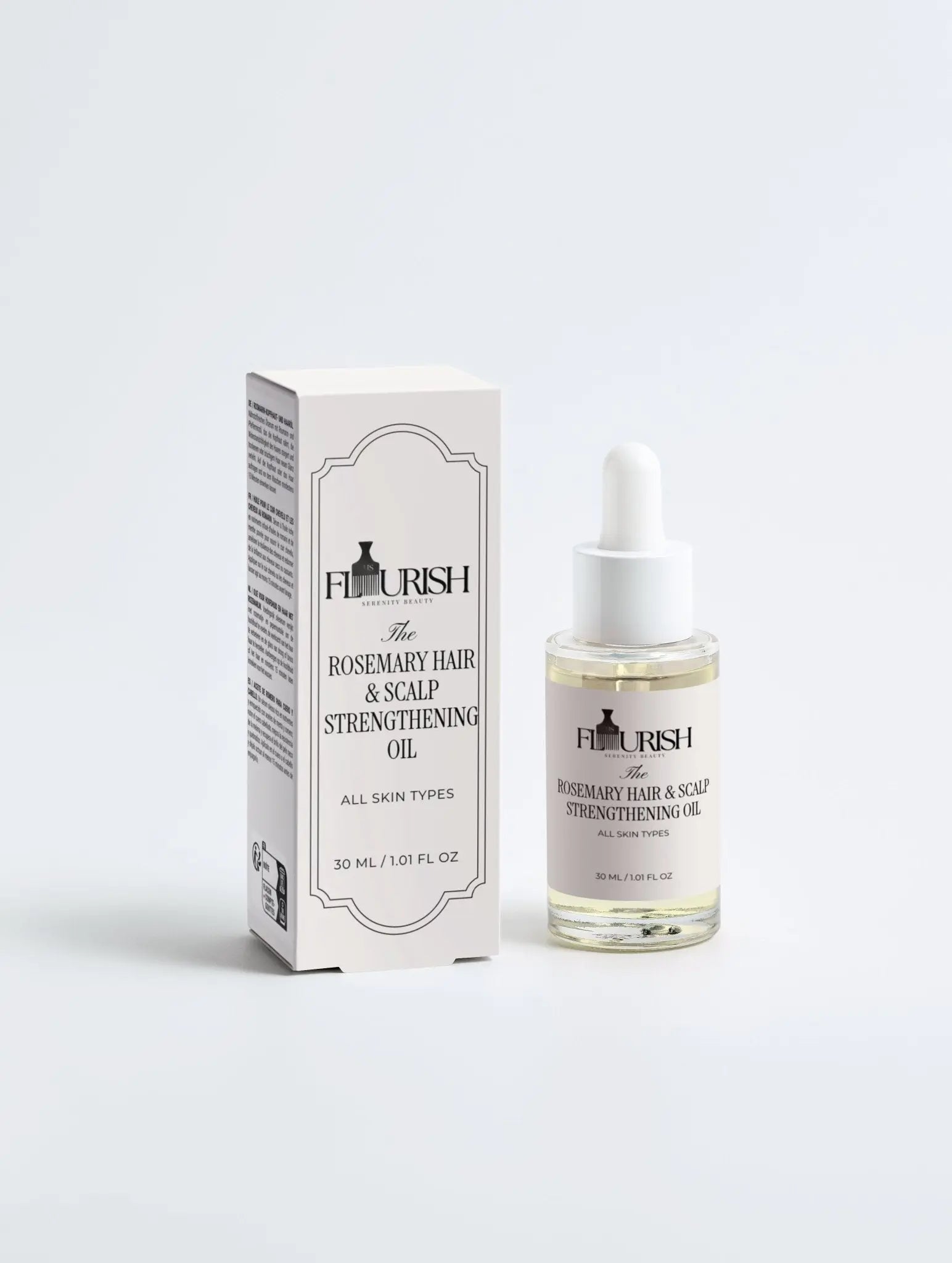 Rosemary hair and scalp strengthening oil for dry and brittle hair
